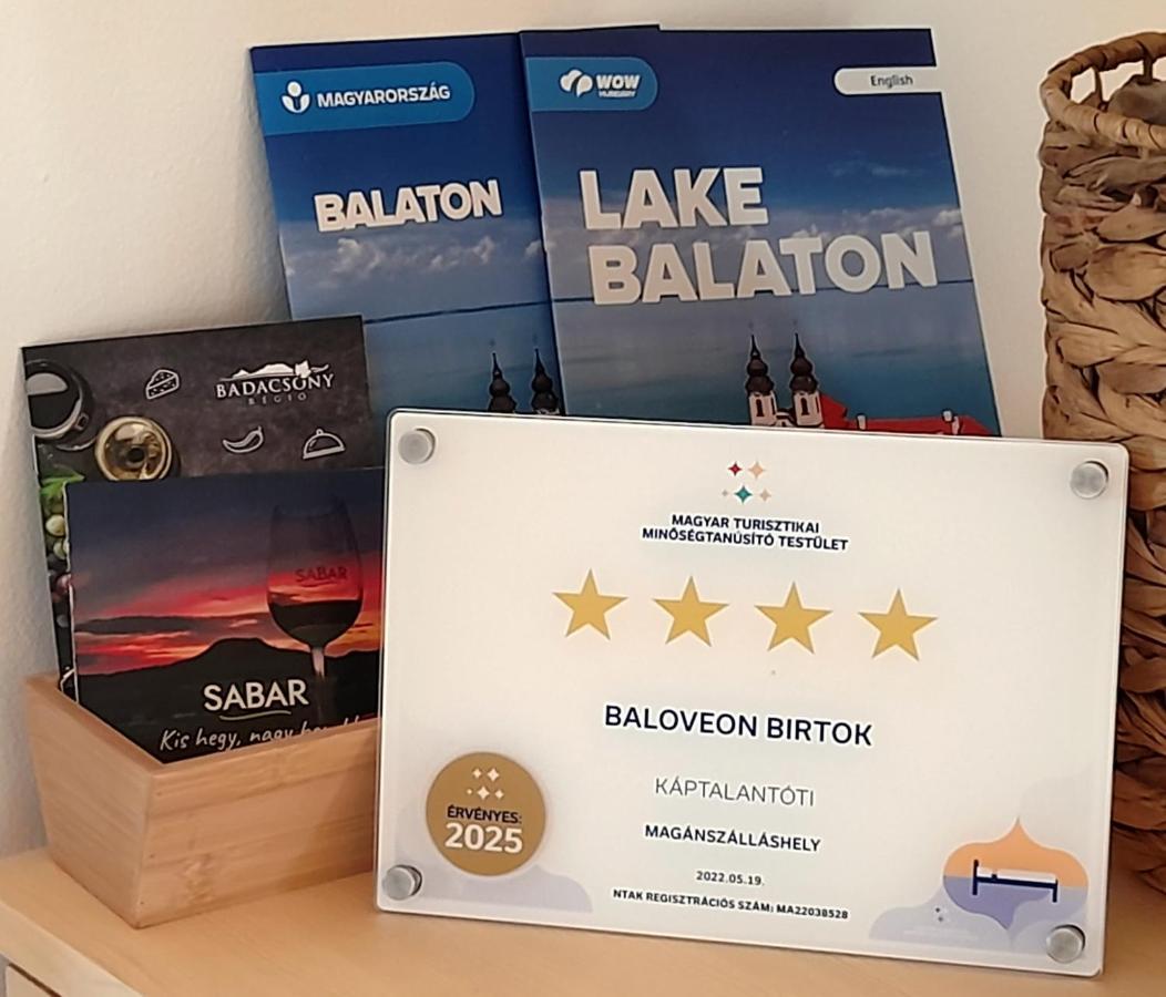 BaLOVEon Birtok Kaptalantoti Dış mekan fotoğraf